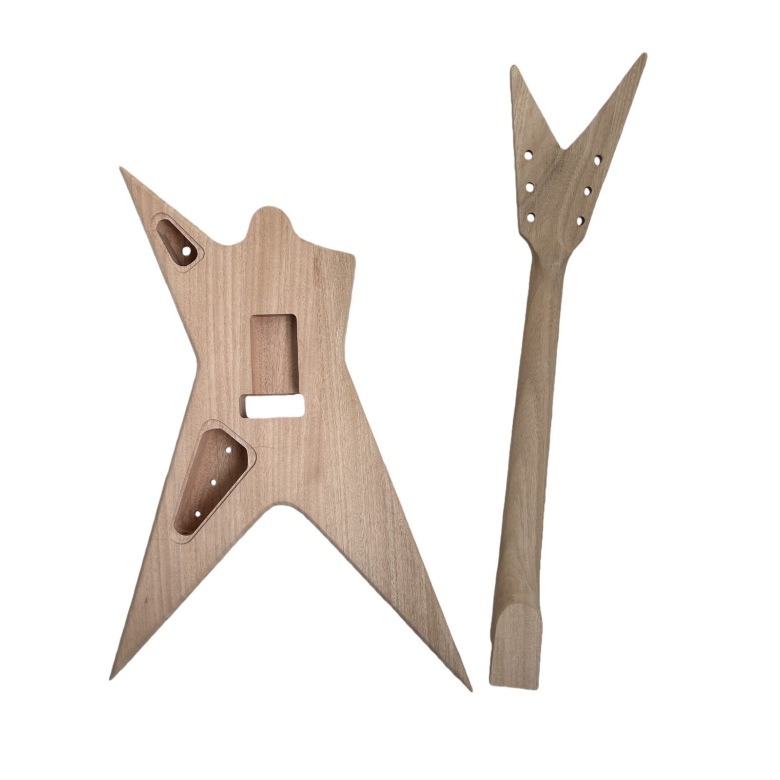 DIY Electric Guitar Kit Dimebag Stealth Style Mahogany Body Rosewood Fretboard