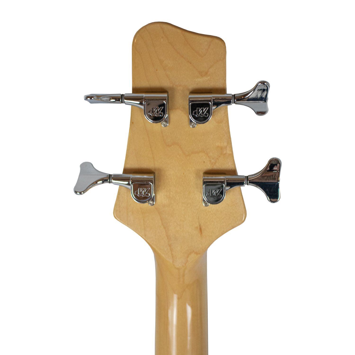 Sawtooth Americana Left-Handed Heritage Series Natural Spalted Maple 4-String 24