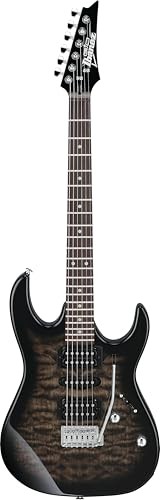 Ibanez GIO Series Electric Guitar Transparent Black Sunburst GRX70QA-TKS From