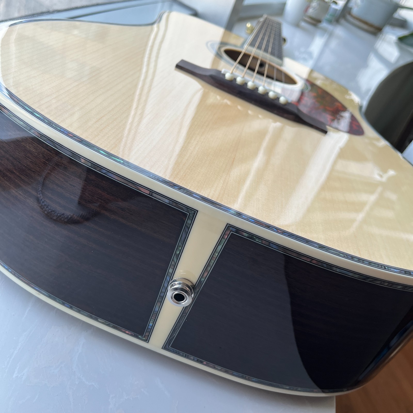 Ship US Martin D-45 Acoustic Guitar – Full Solid Wood Spruce Top Rosewood Back