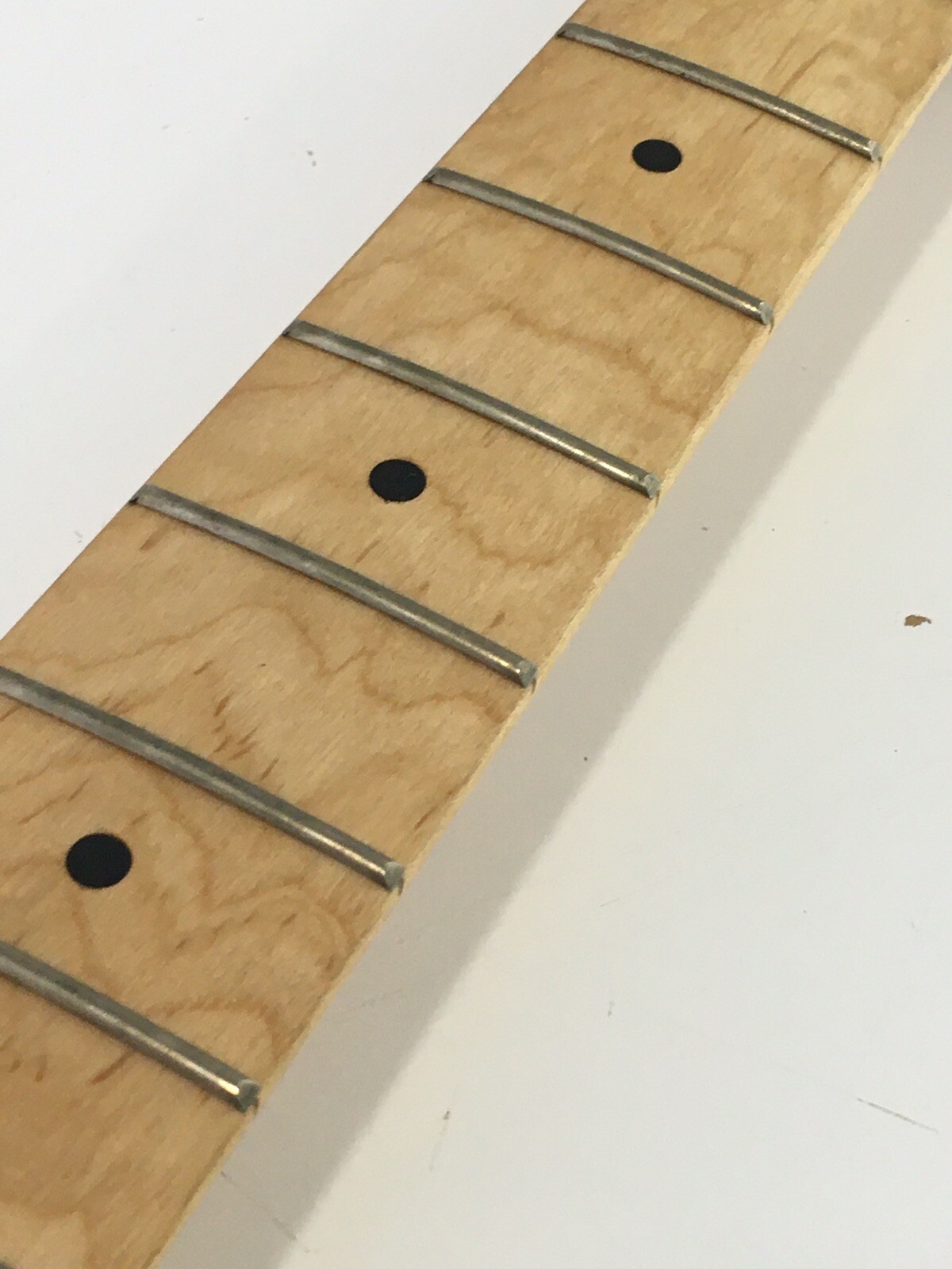 Viper Custom Guitar Neck Light Relic Satin Rock Maple Jumbo Fret Luthier Project