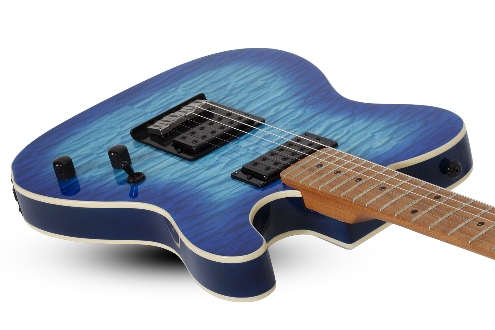 Schecter PT Pro Electric Guitar Transparent Blue Burst, 864