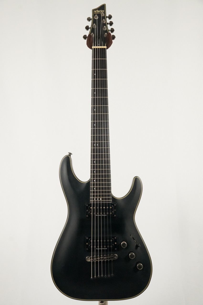 Schecter Blackjack Sls C-7 Passive – Satin Black- Used Safe delivery from Japan