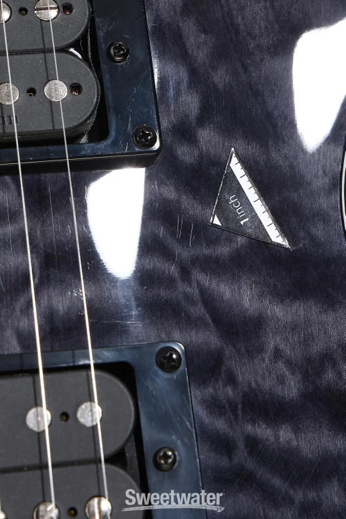 ESP LTD EC-1000 Piezo Electric Guitar – See Thru Black