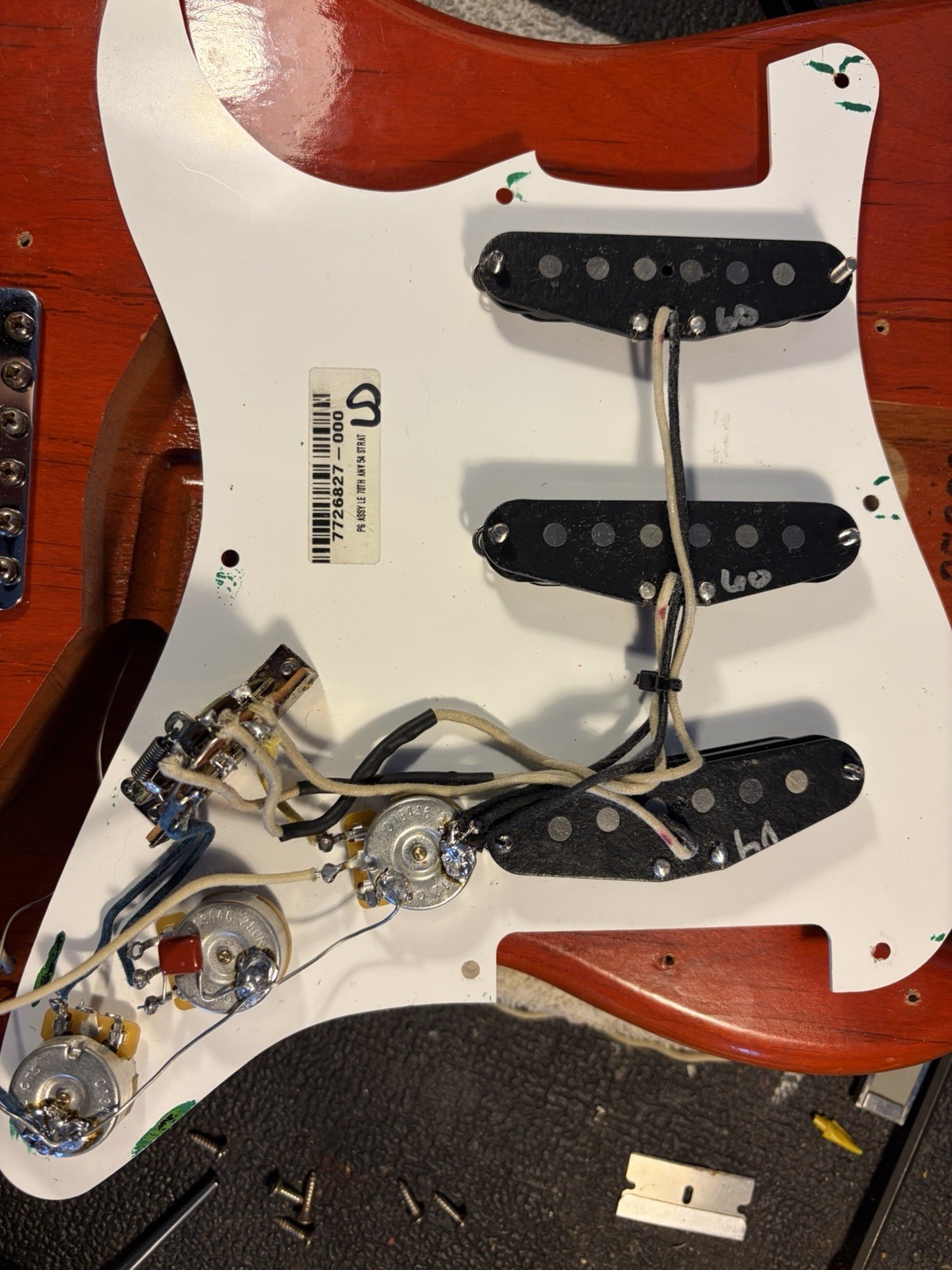Fender AVRI Stratocaster Partscaster w/ Gig Bag
