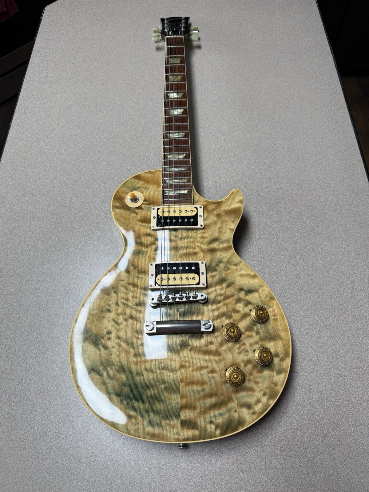 1995 Gibson Custom Shop Les Paul Classic – Faded Peacock