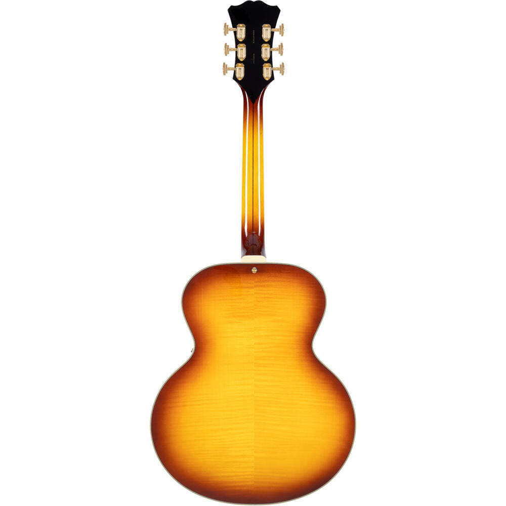D’Angelico Excel Style B Electric Guitar (Hollowbody – Dark Iced Tea Burst)