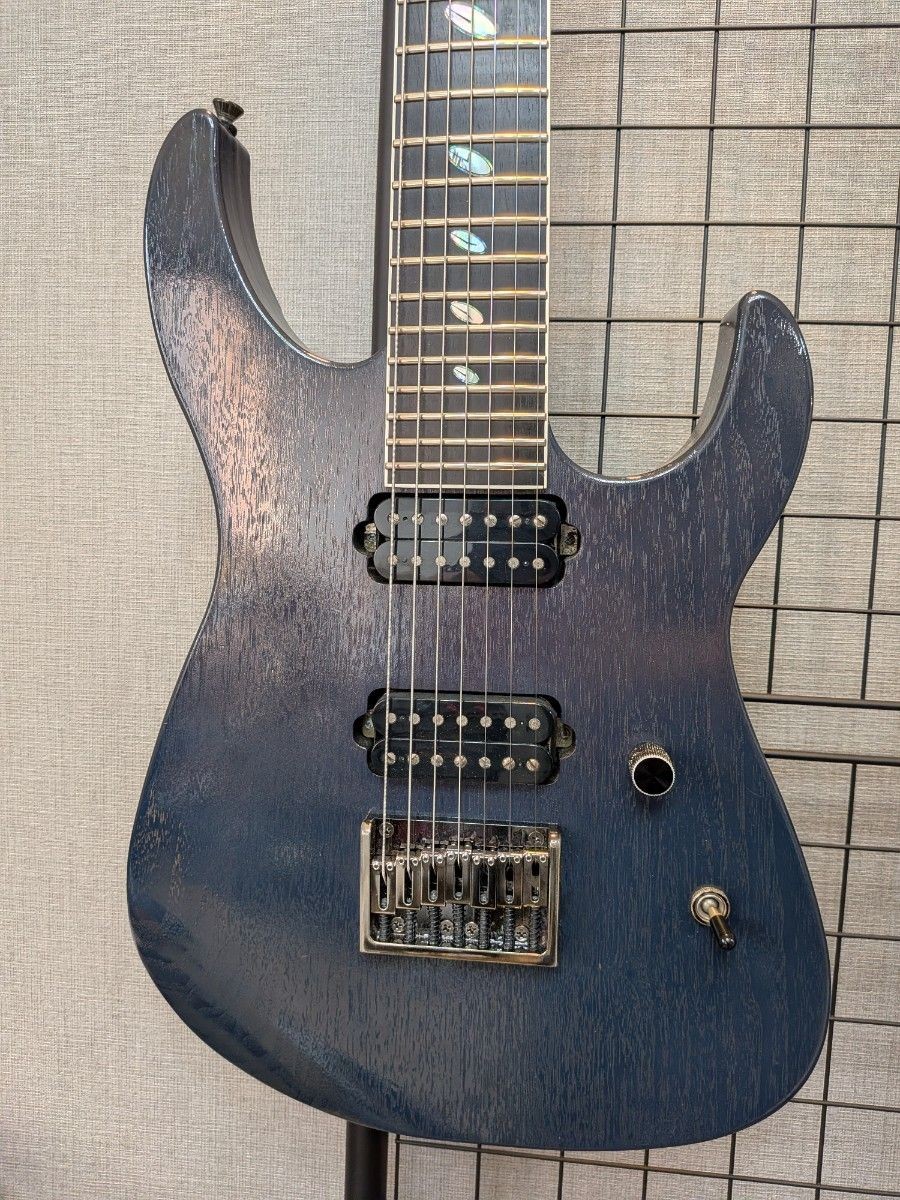 Caparison Dellinger 7 FX-WM Electric Guitar Ebony 24F 648mm Scale Good Condition