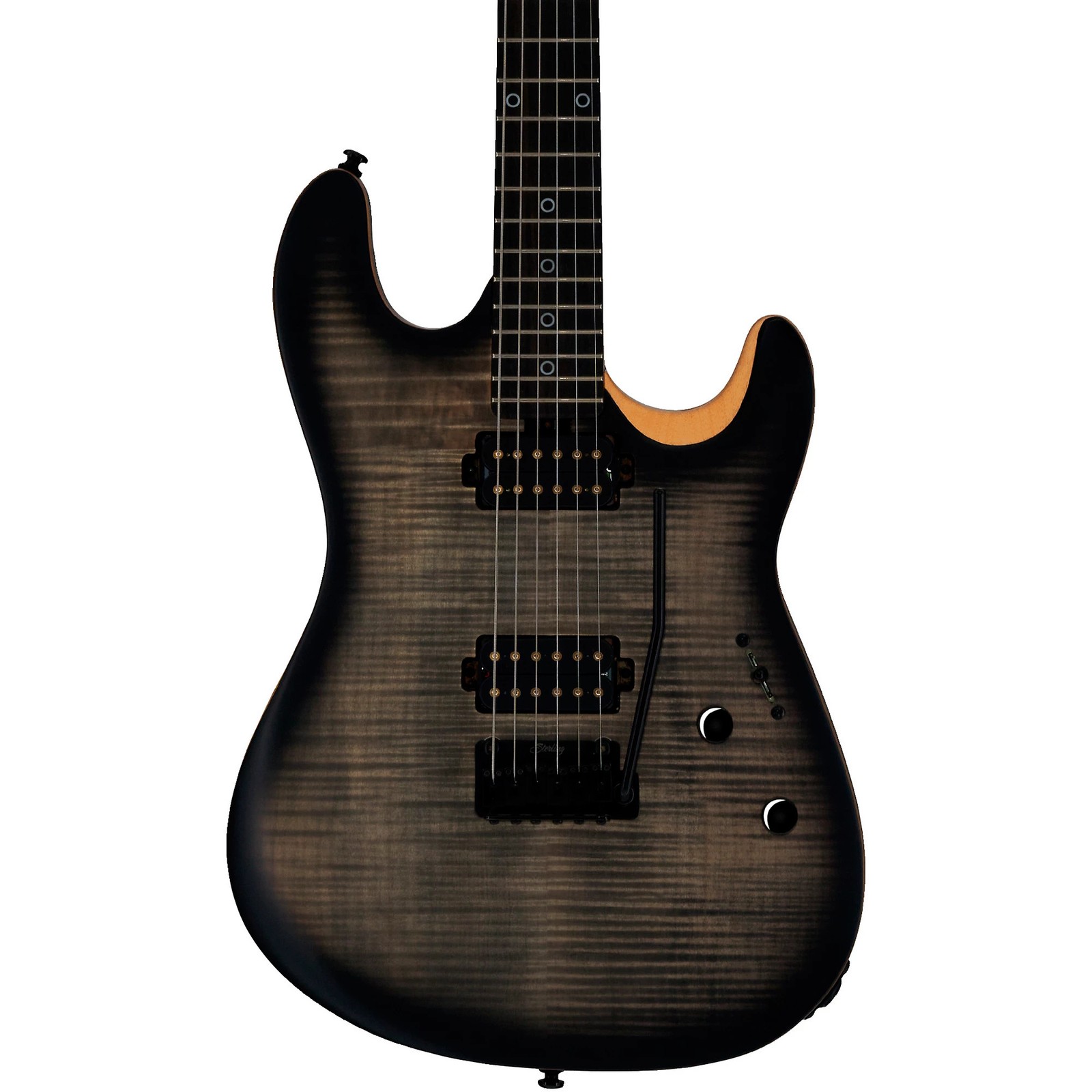 Sterling Sabre Rabea Massaad Signature Electric Guitar, Ebony, Ashen Burst