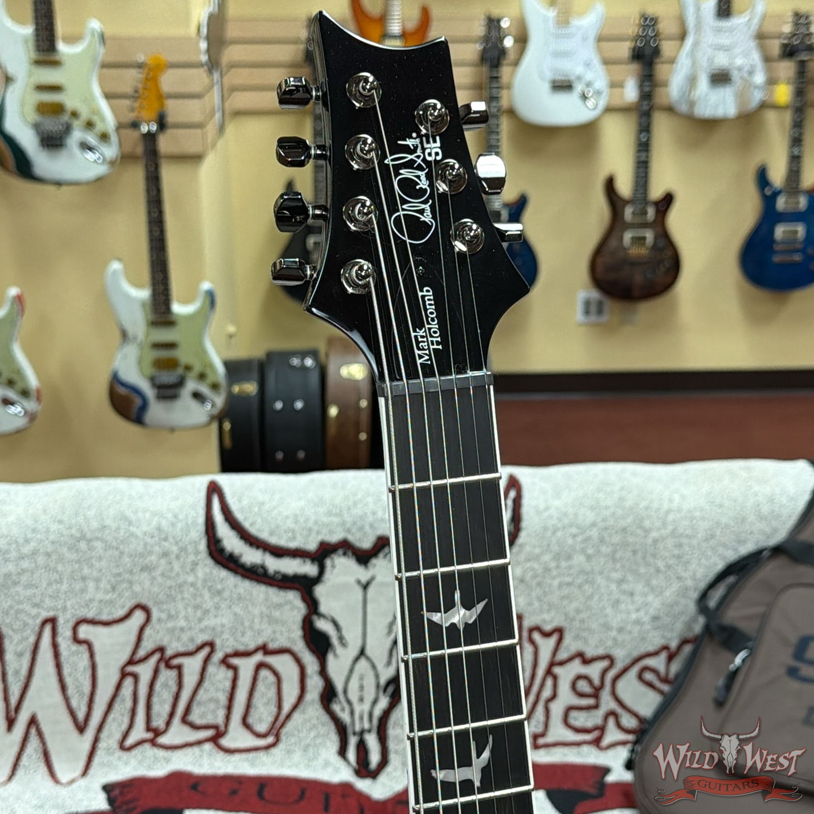 2025 PRS SE Mark Holcomb SVN Signature 7-String Holcomb Blue Burst Quilted