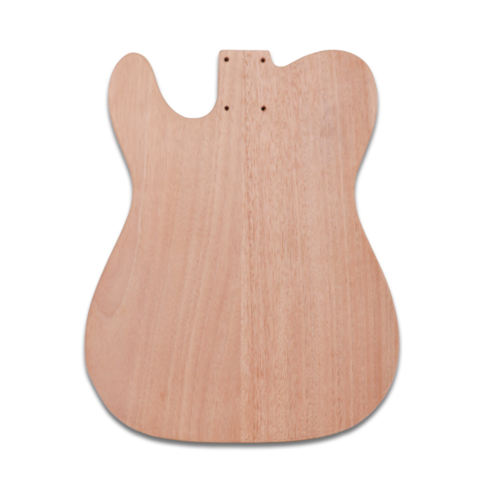 DIY Electric Guitar Kit Unfinish Uncut All Parts Stainless Fret Maple Neck