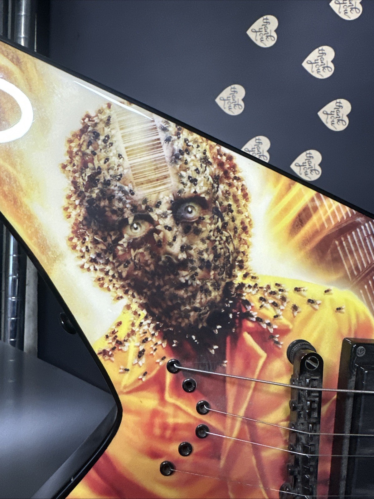 Dean Dave Mustaine Electric Guitar With Graphics Read Description!!!!