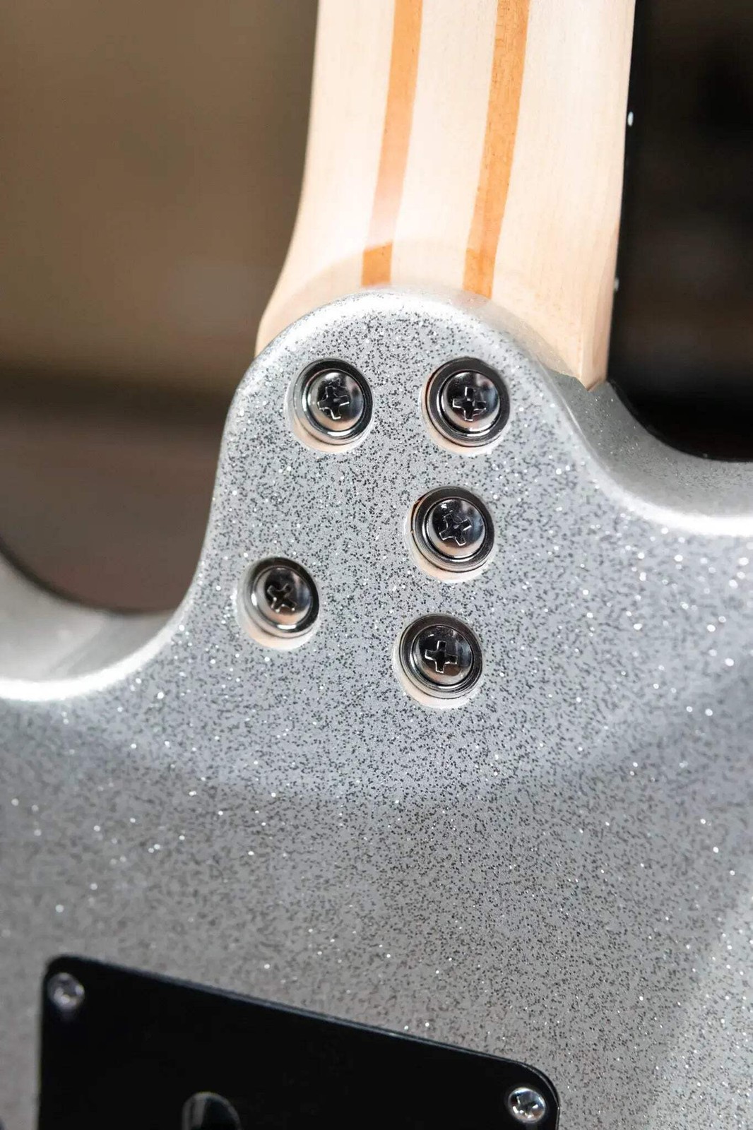 Legator YO6 Electric Guitar – Silver Sparkle with Gig Bag