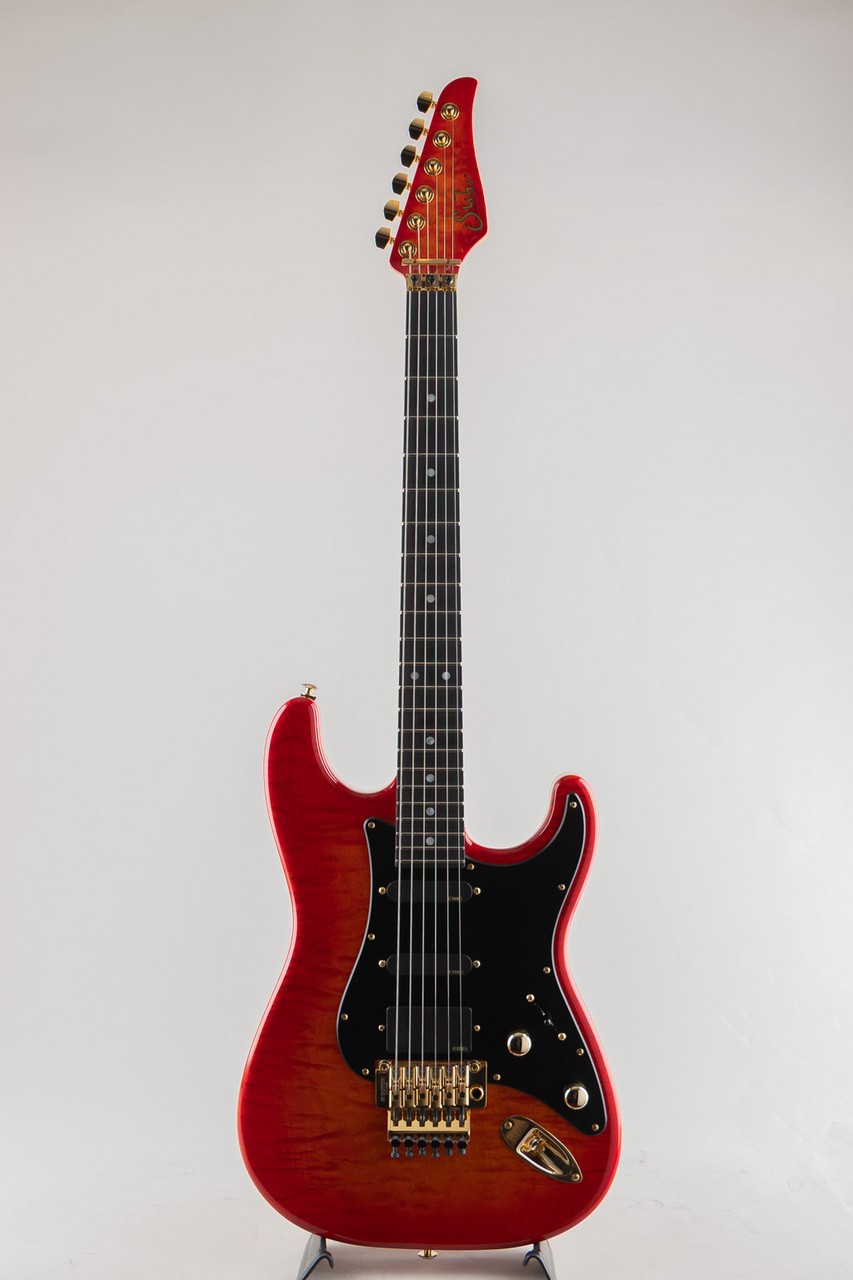 Suhr Custom Classic S Fireburst W/ 1Pc Quilt Maple Body/3A Roasted Birdseye Safe