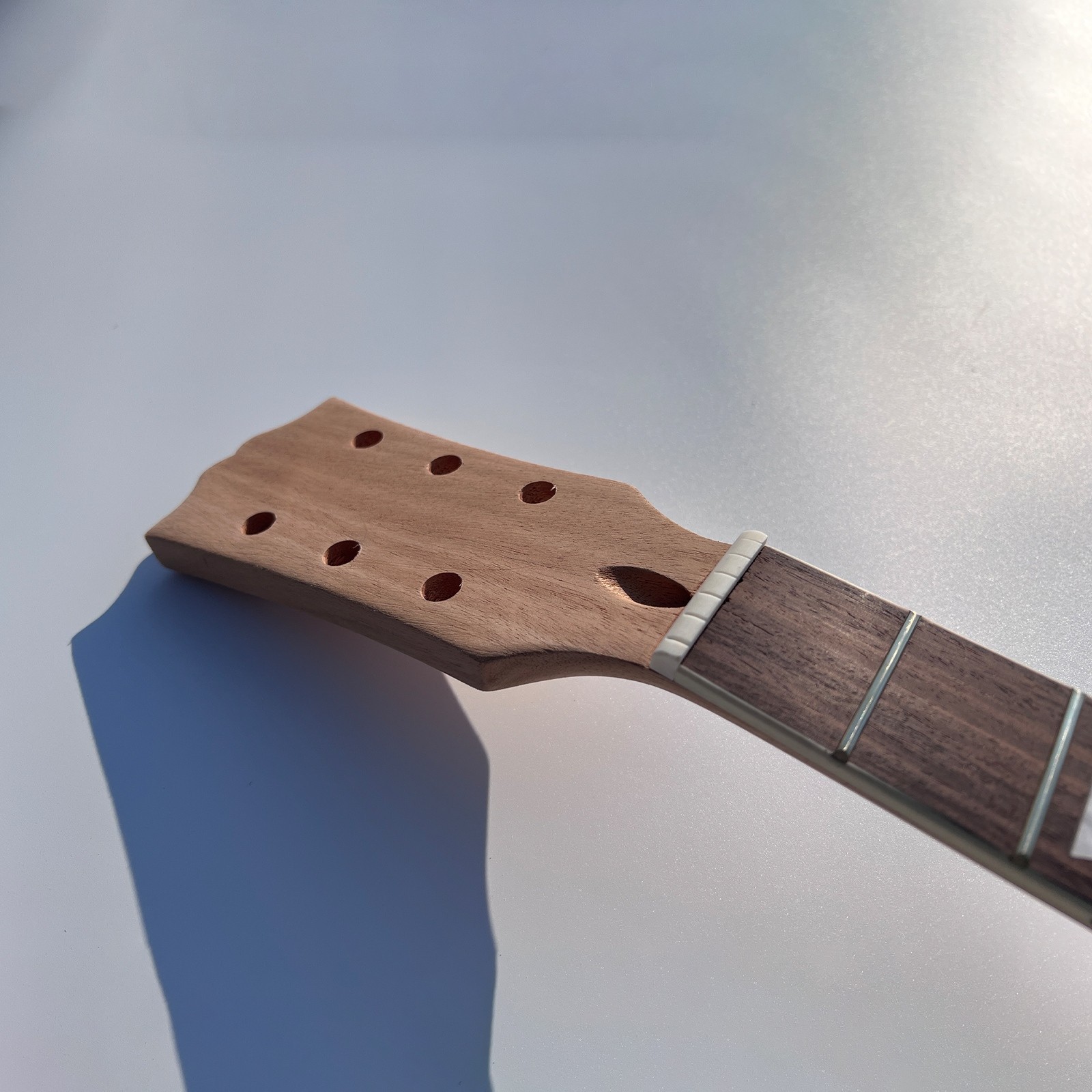 DIY Electric Guitar Kits Hollow Mahogany Neck Spalted Maple Top FREE SHIP