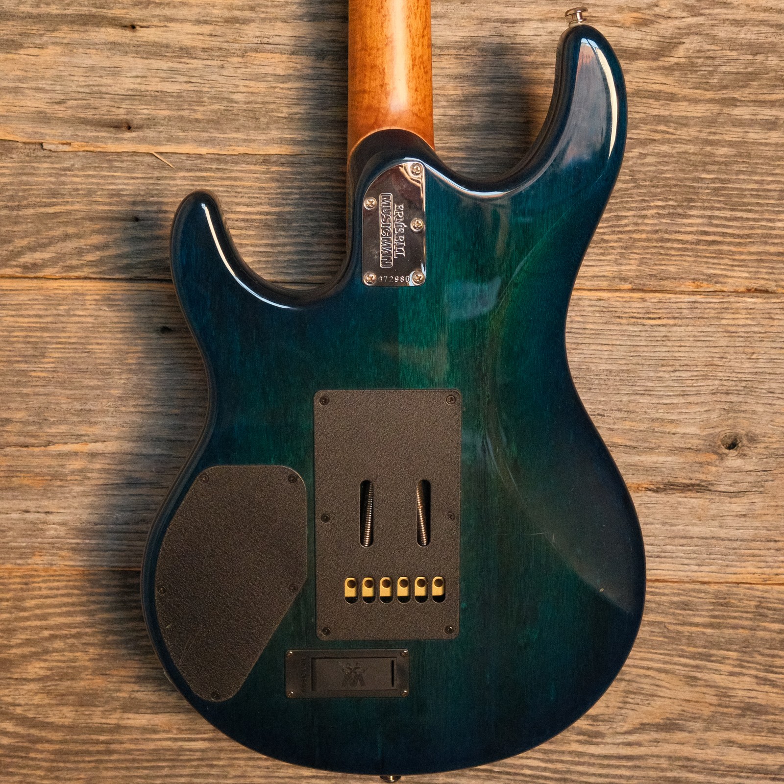 Used Ernie Ball Music Man BFR Luke III HH – Trans Blue w/OHSC