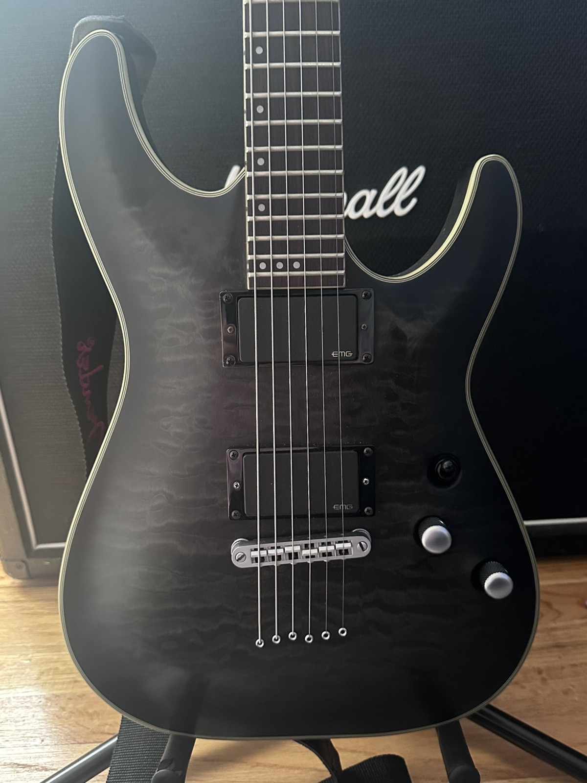 2022 Schecter C-1 Platinum Electric Guitar Diamond Series- (Read discription)
