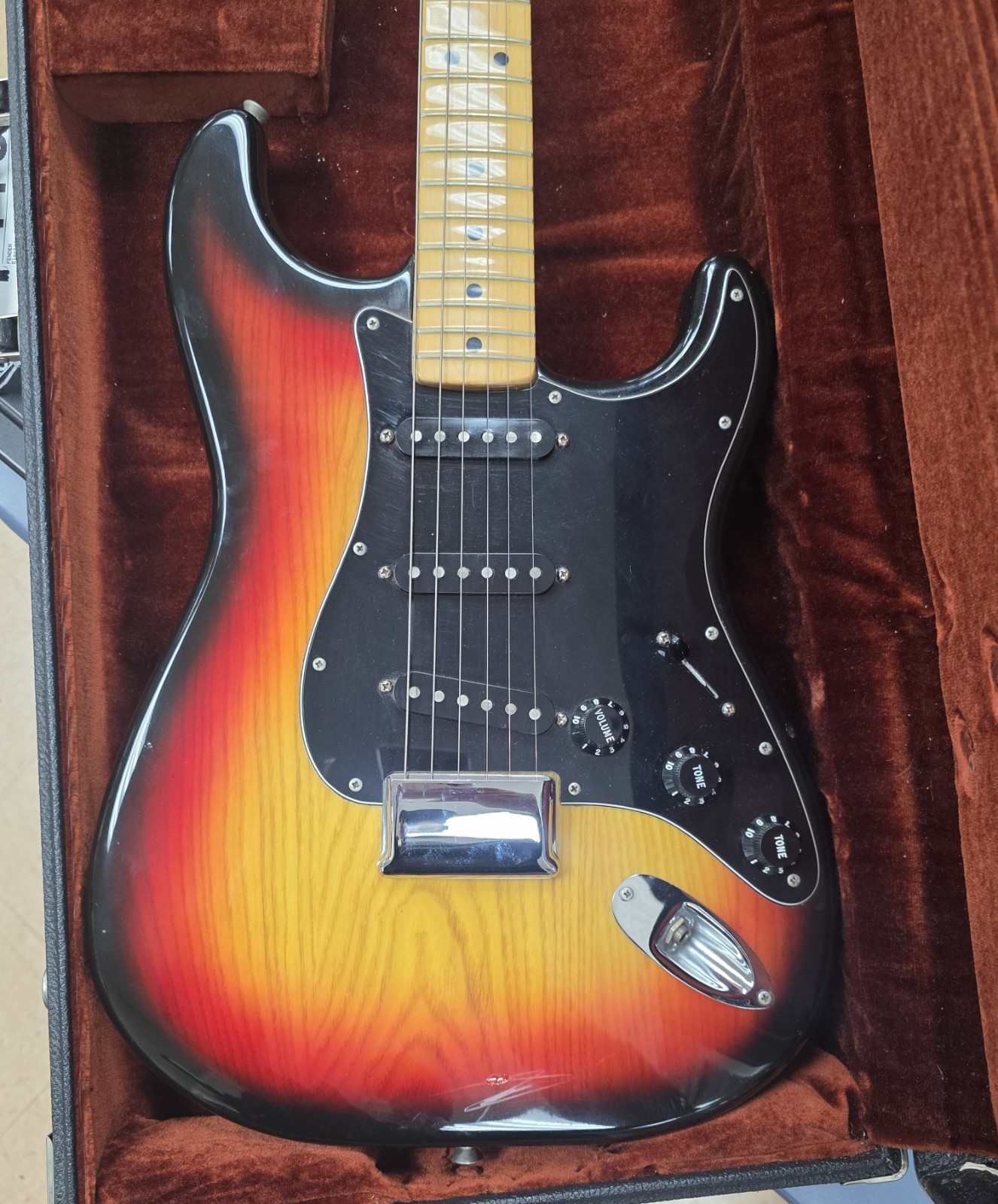Vtg 1979 USA Fender Stratocaster Hardtail, Hard Case, Case Candy Excellent