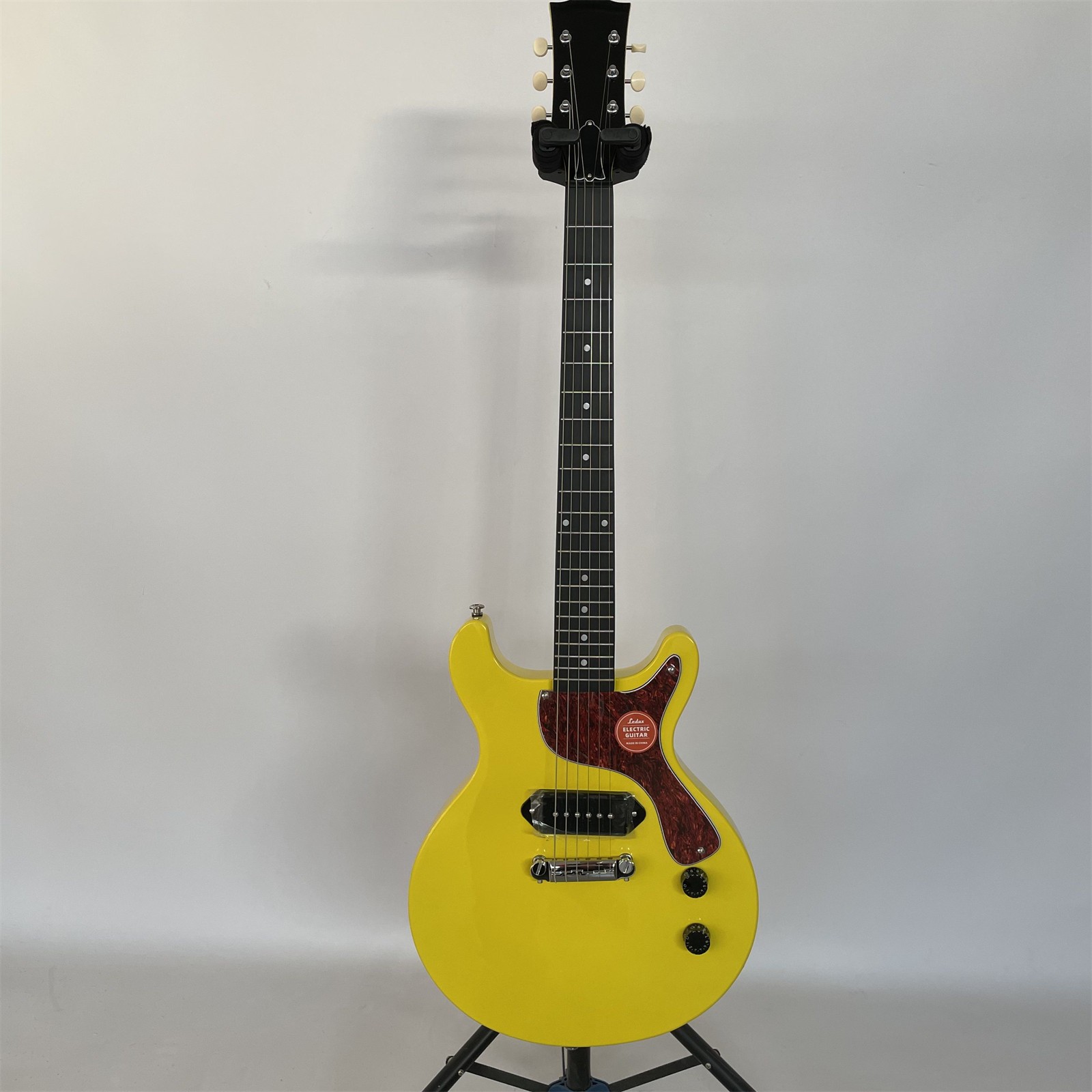 Electric Guitar Solid Body P90 Pickup Junior Yellow Mahogany Rosewood Fretboard