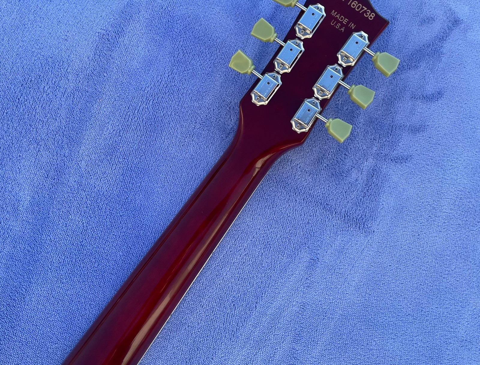 6 Strings Electric Jazz Guitar Bone Nut Glossy Finished Flame Maple Top Guitarra
