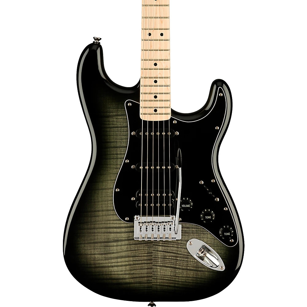Squier Affinity Stratocaster FMT HSS Maple Fingerboard Guitar Black Burst