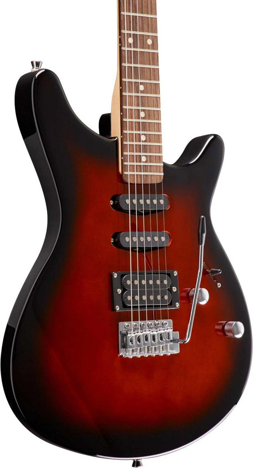 Rogue RR100 Rocketeer Electric Guitar Red Burst