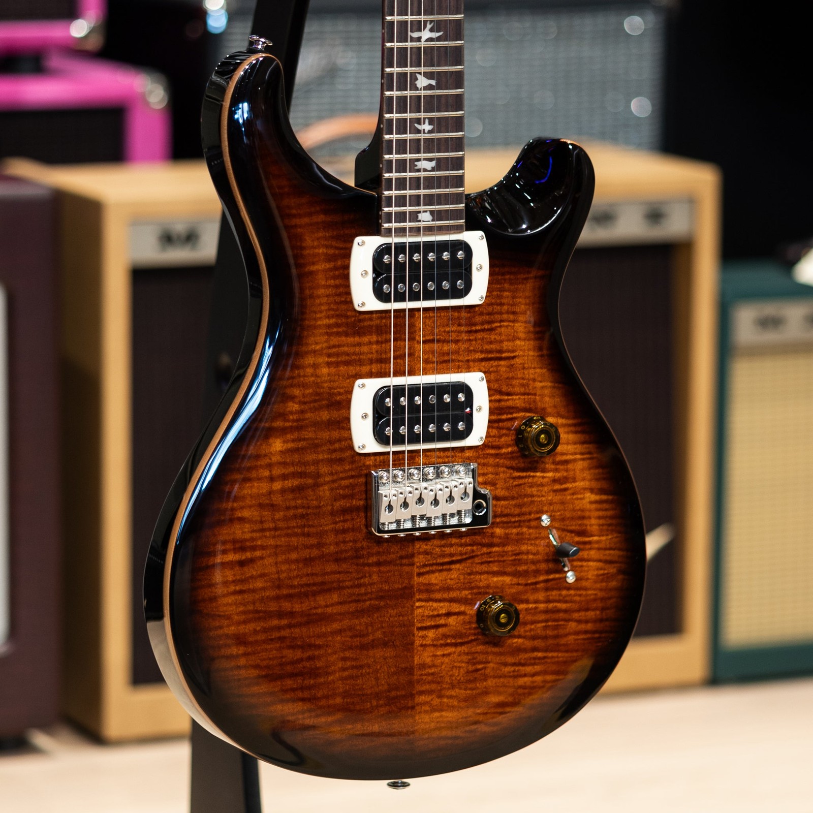 PRS SE Custom 24 – Black Gold Sunburst