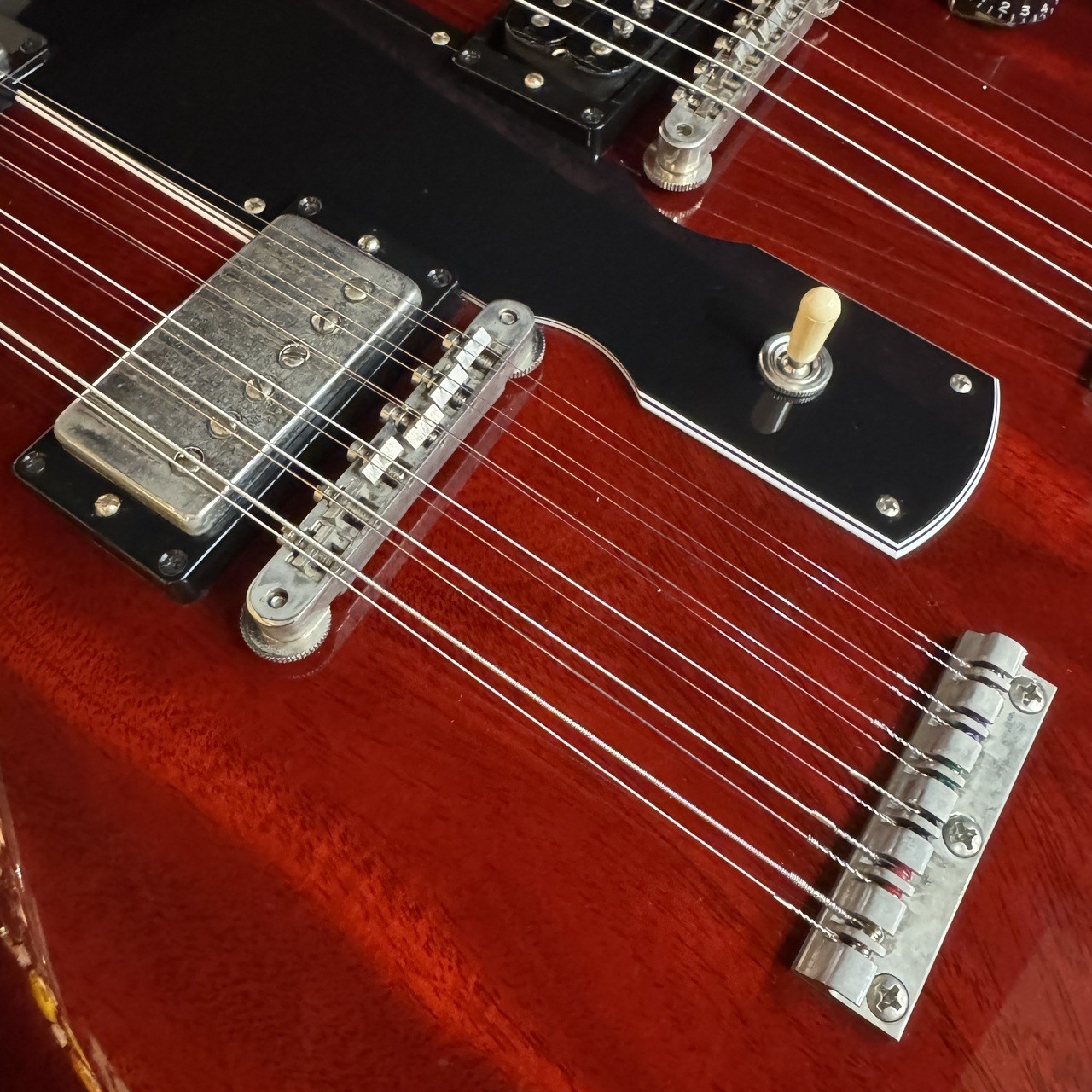 Gibson Custom Shop Eds-1275 Double Neck ~Cherry Red 2021 Model Equipped *Qd373