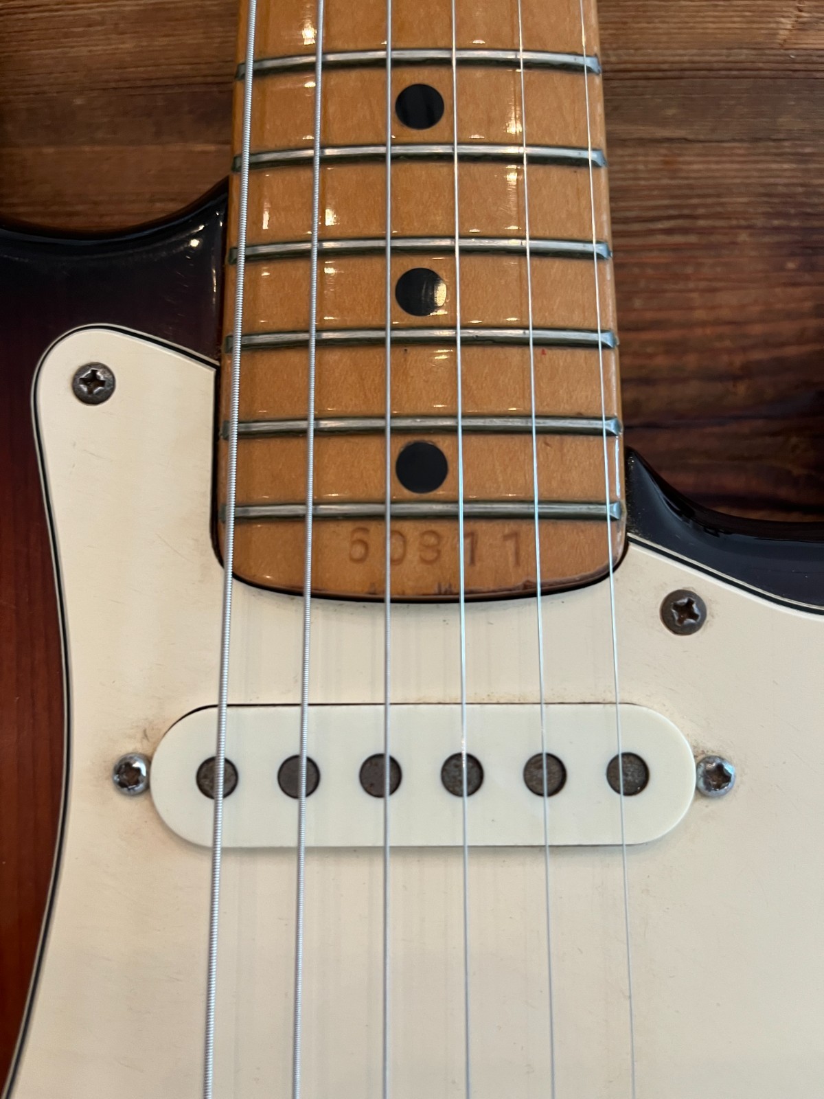 Fernandes Burny Custom Stratocaster guitar with case 1970’s