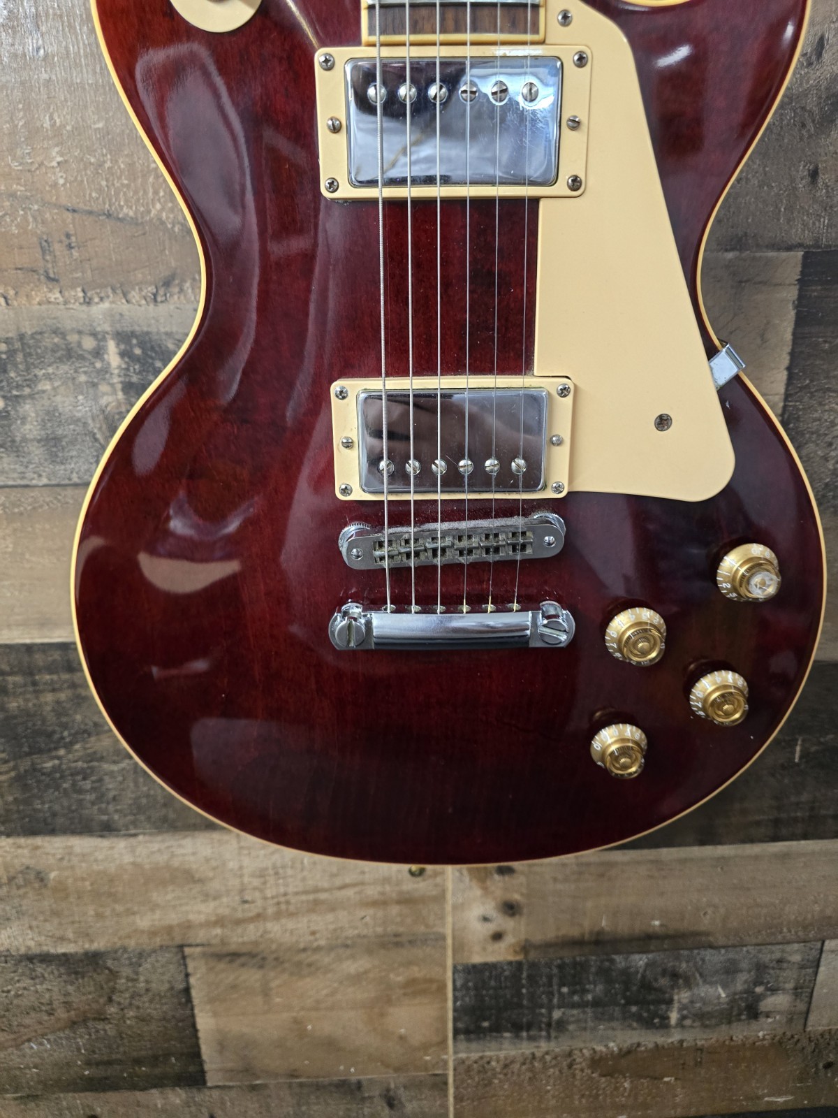 2010 Gibson Les Paul Standard Wine Red W/Ohsc 9.5 Lb