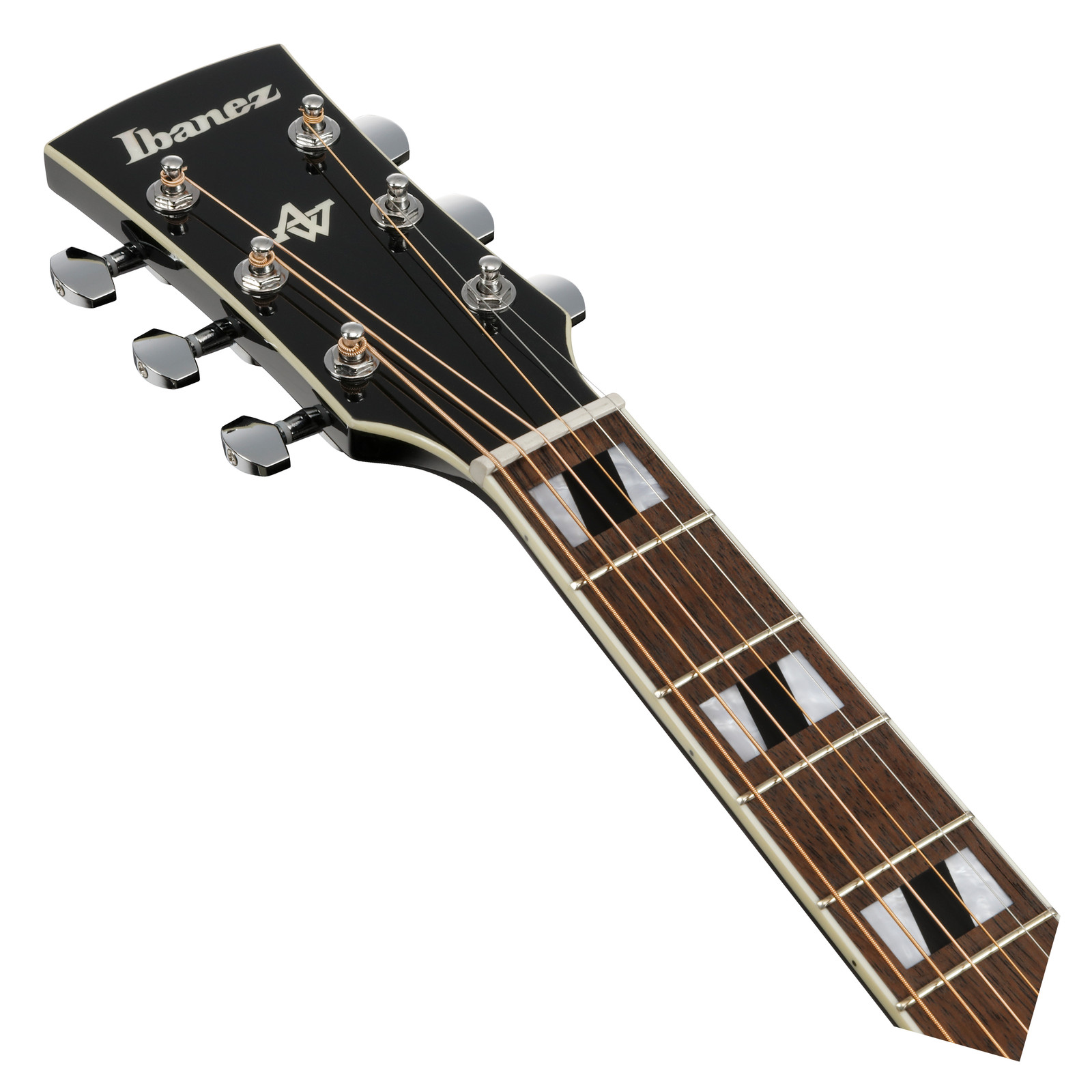 Used Ibanez AJ70M1E Jumbo A/E Guitar – Black High Gloss