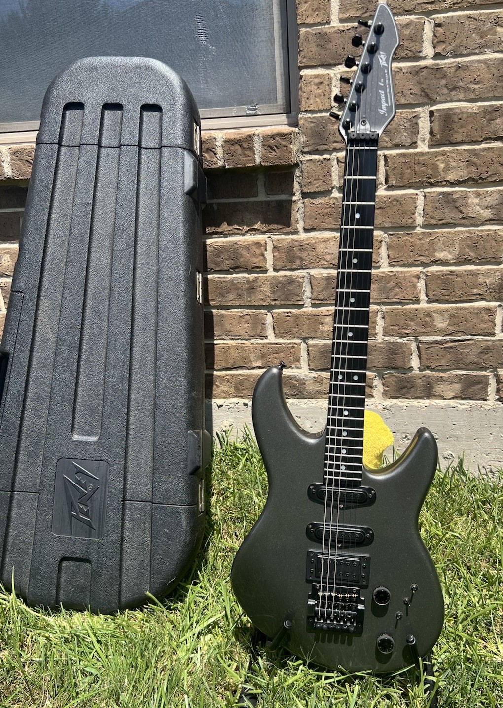 Peavey Impact-1 Made In USA Charcoal Grey Electric Guitar W/ Kahler & Hard Case