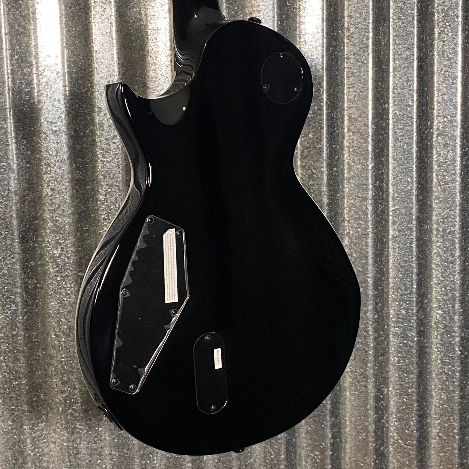 ESP LTD EC-1000S Gloss Black Fluence Guitar & Case #0366 Used