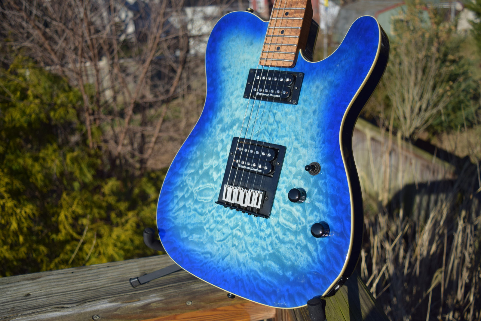 2019 Schecter PT Pro – Seymour Duncan – Trans Blue Burst – HSC