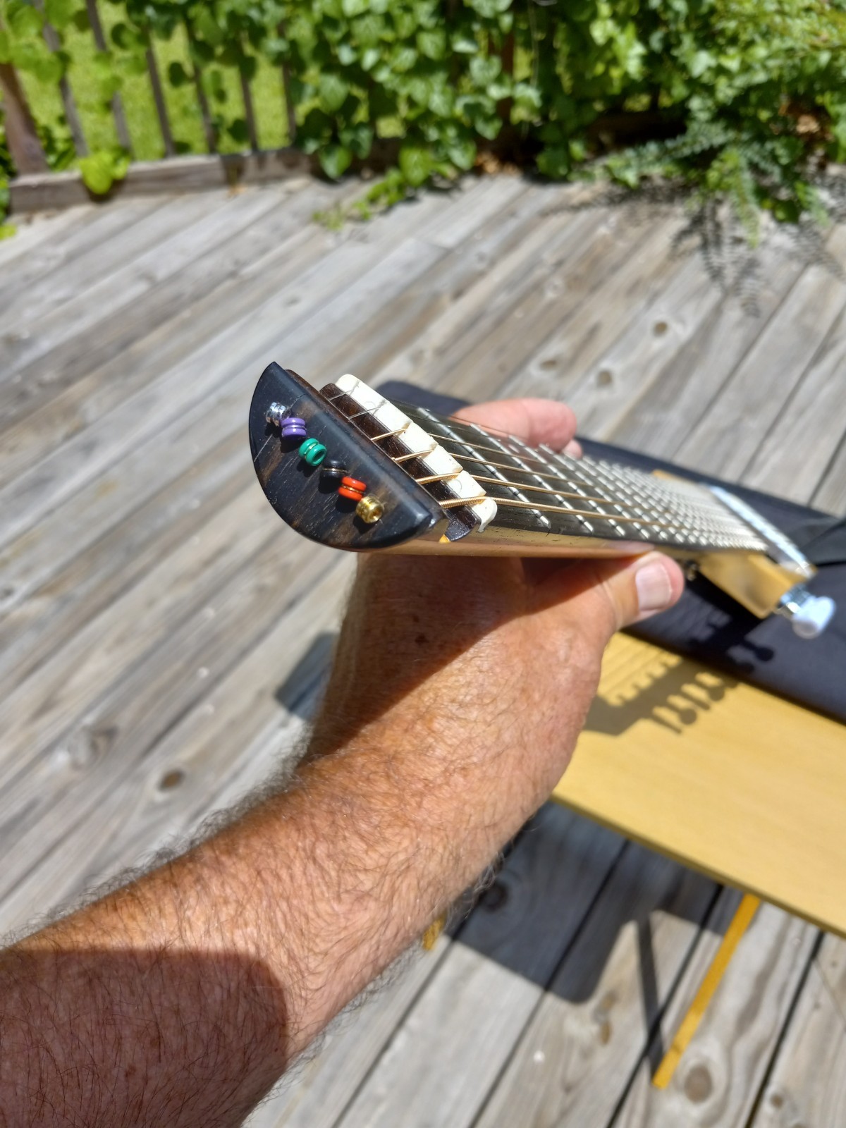 RISA The Stick Travel Electric Guitar With Original Gig Bag UNIQUE