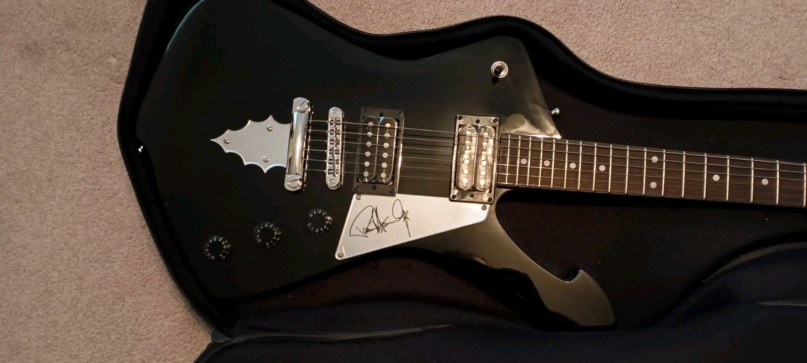 Paul Stanley Ibanez Electric Guitar With Washburn Soft Case