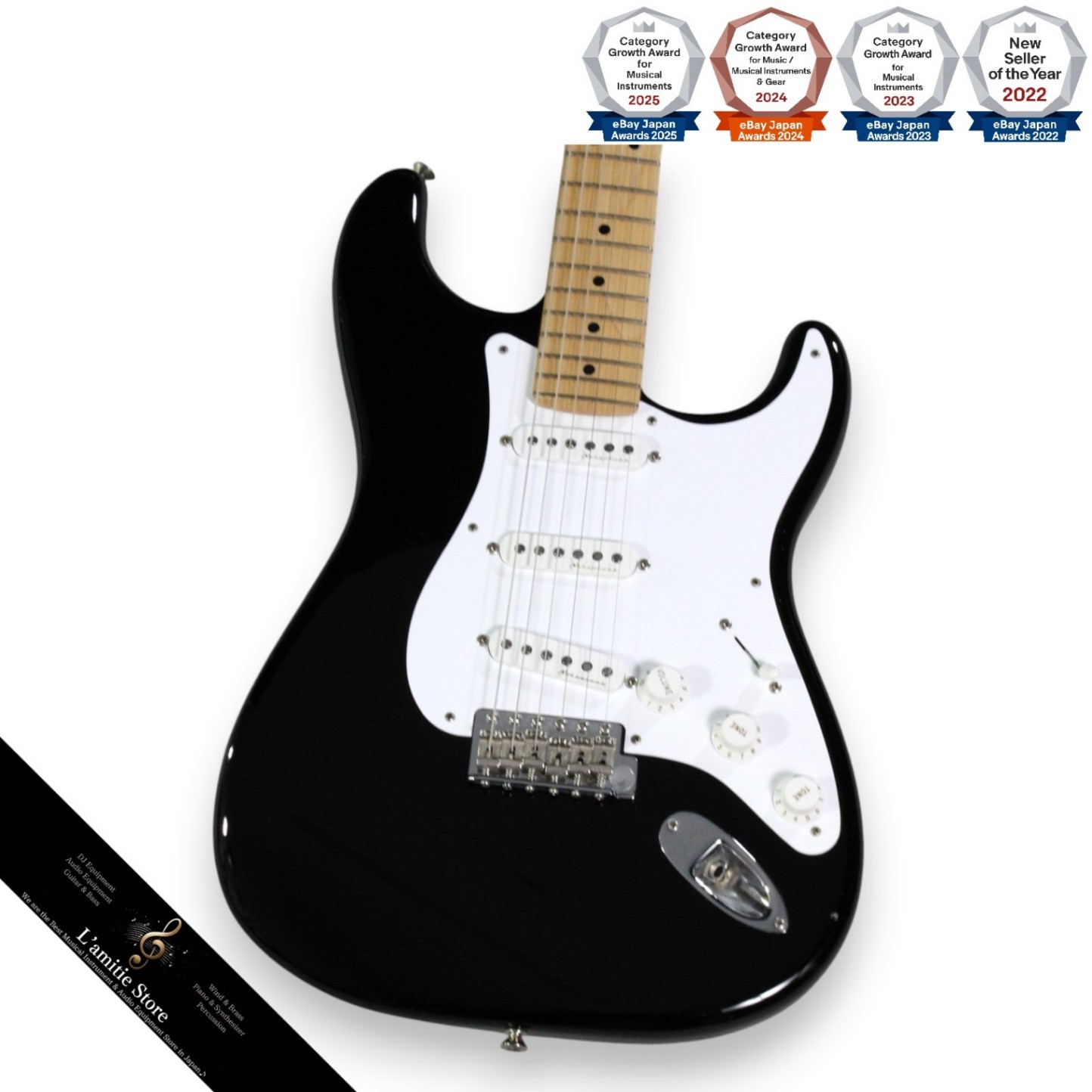 Fender Eric Clapton Stratocaster Blackie 3.65kg Electric Guitar Rare