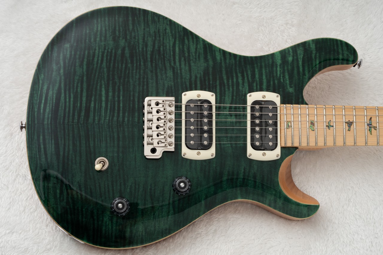 Paul Reed Smith Prs Se Ce 24 ~Teal Black / Natural Back~ #Ctih067806 *Bf785