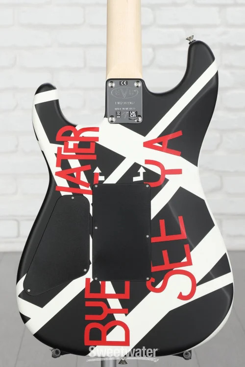 EVH Striped Series Circles Electric Guitar – Crop Circles