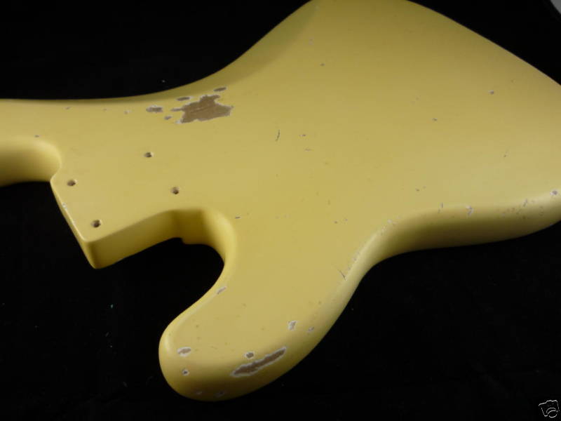 MJT Official Custom Order Vintage Aged Nitro Finish Guitar Bass Body Mark Jenny