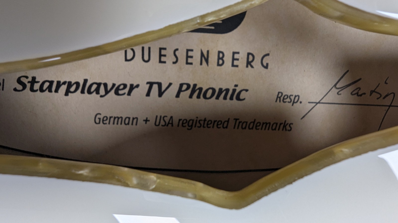 Mint condition Duesenberg Starplayer TV Phonic W/ Orig. Case & All Paperwork