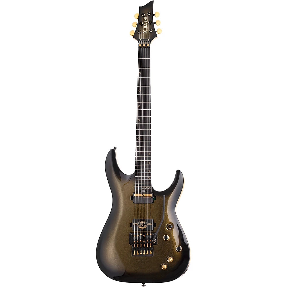 Schecter Guitar C1 FRS 50th Anniversary Electric Guitar 50th Gold Burst