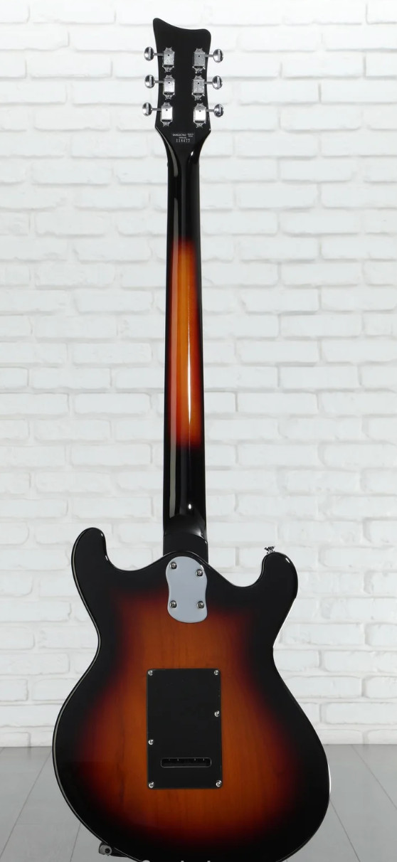 Danelectro 66BT Baritone Electric Guitar – 3-Tone Sunburst