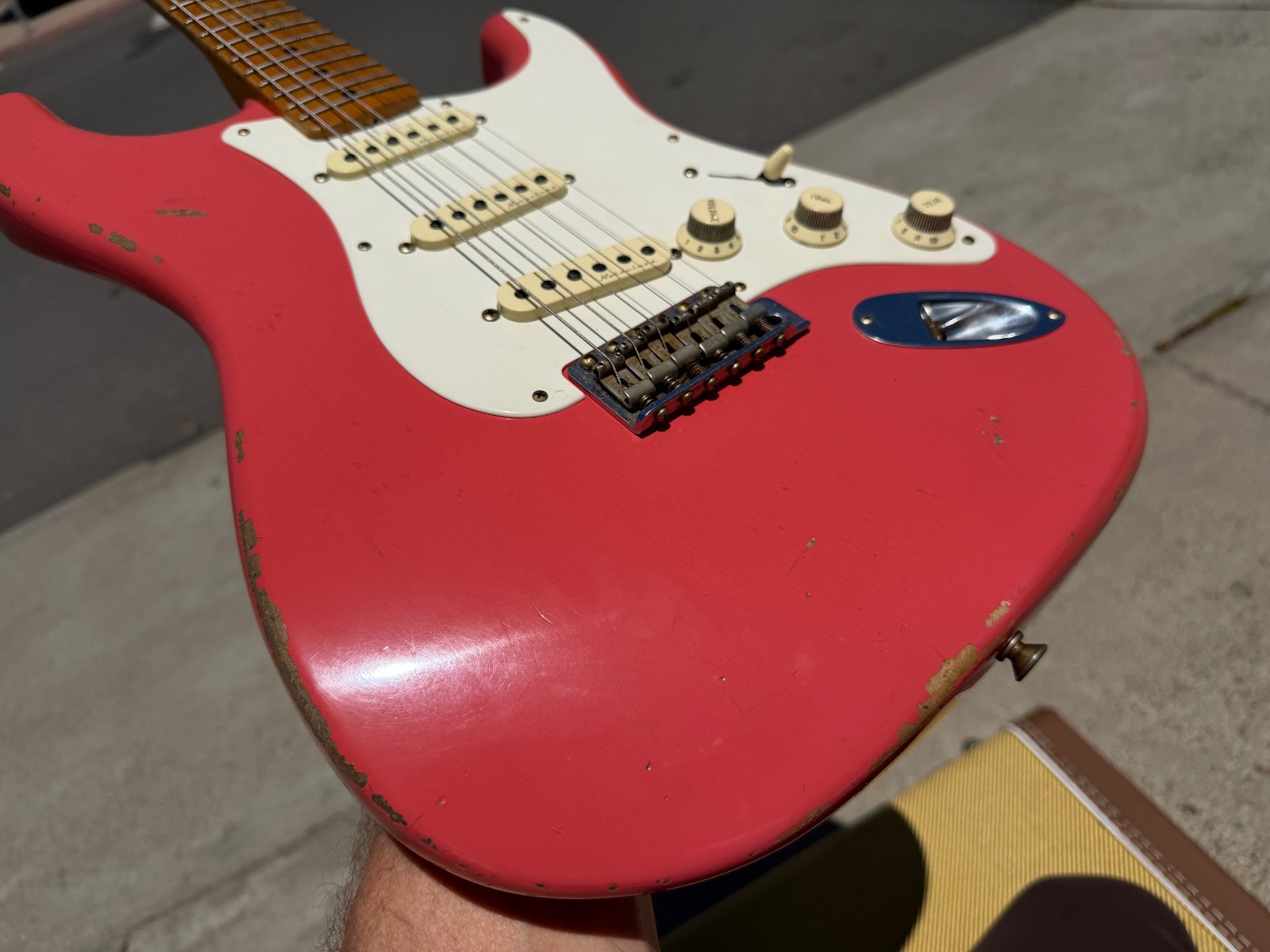 Fender Custom Shop Masterbuilt Todd Krause 56 Relic Stratocaster Fiesta Red