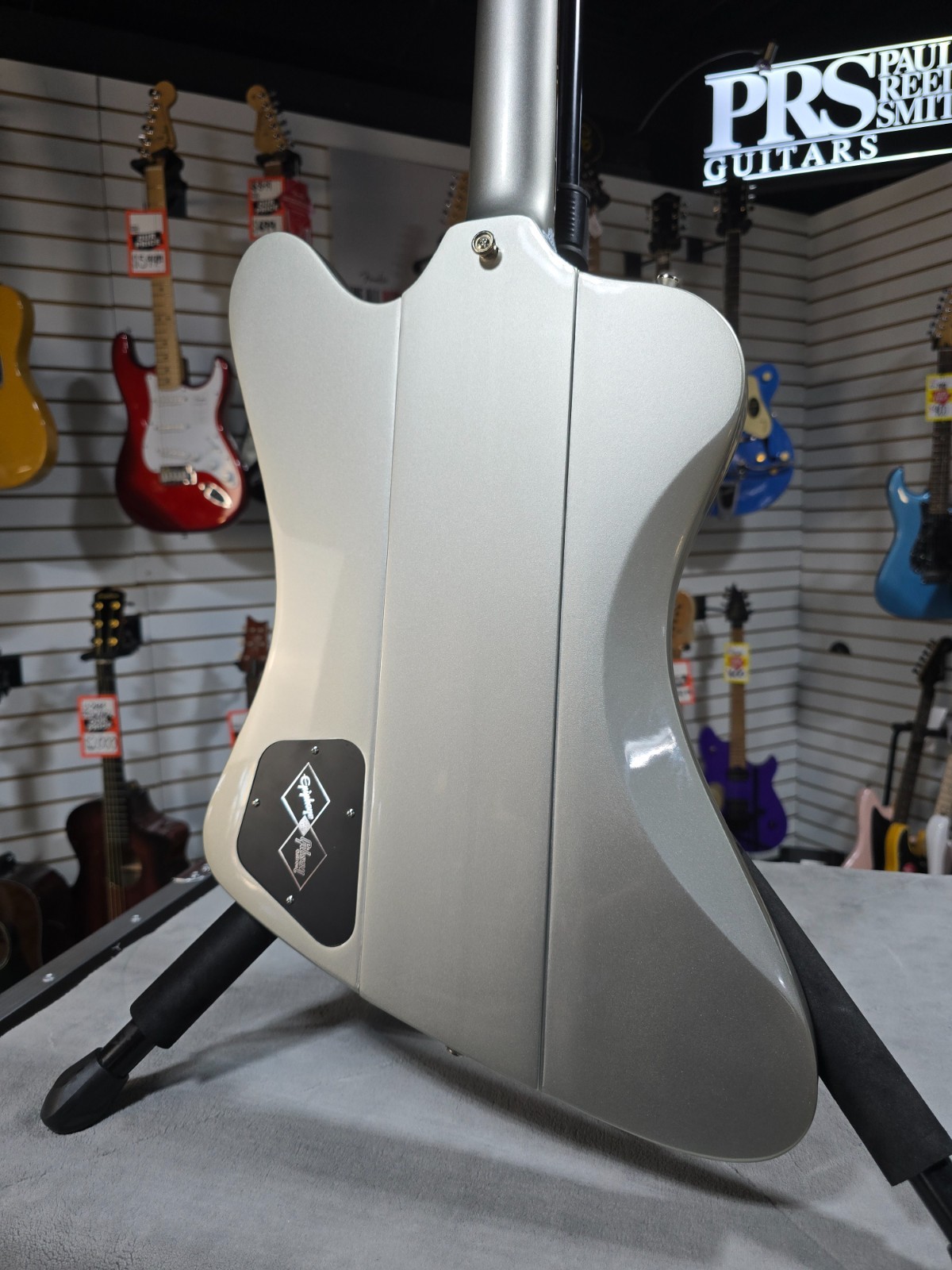 Epiphone 1963 Firebird I – Silver Mist W/ OHSC & PLEK*D #154