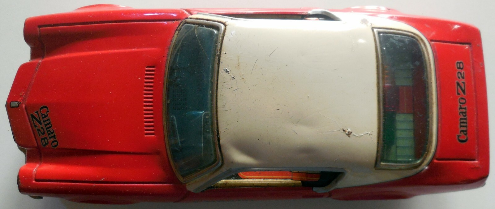 VINTAGE TIN TOY CAR CHEVROLET CAMARO Z28 TAIYO 1960s BOXED