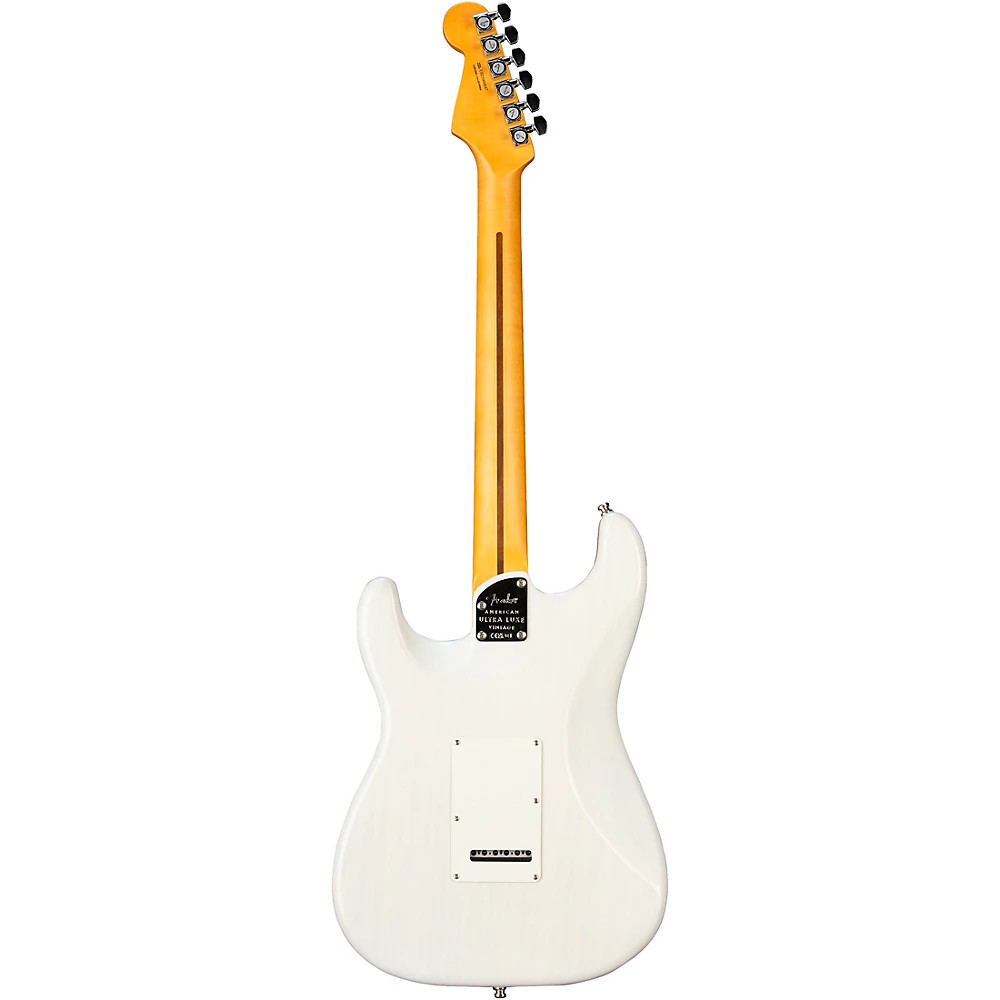 Fender American Ultra Luxe Vintage ’50s Stratocaster Maple FB Guitar White Blond