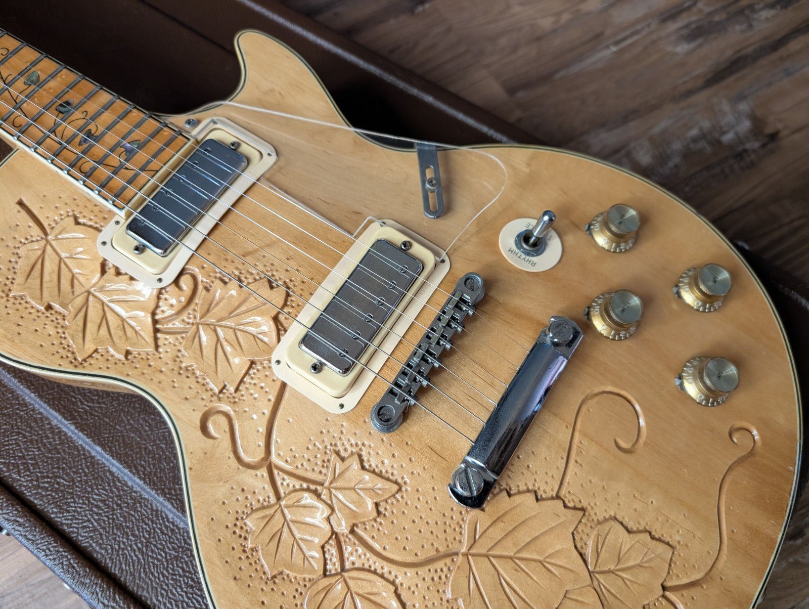 Electra 2258 Tree Of Life Set Neck Electric Guitar ?Prototype? 1970s W/OHSC
