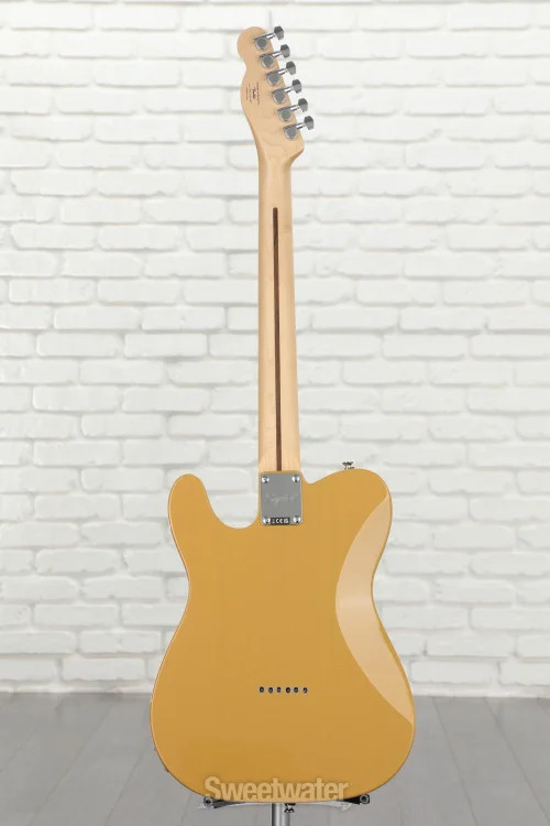Squier Affinity Series Telecaster Electric Guitar – Butterscotch Blonde with