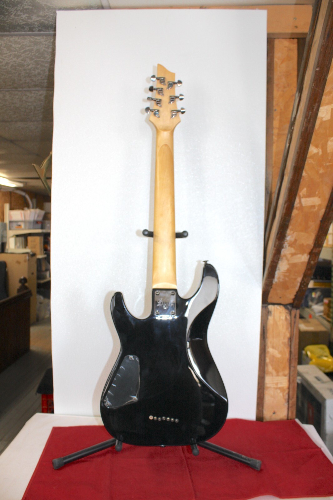 Schecter C-7 SGR 7 String Silver Burst With Gig Bag